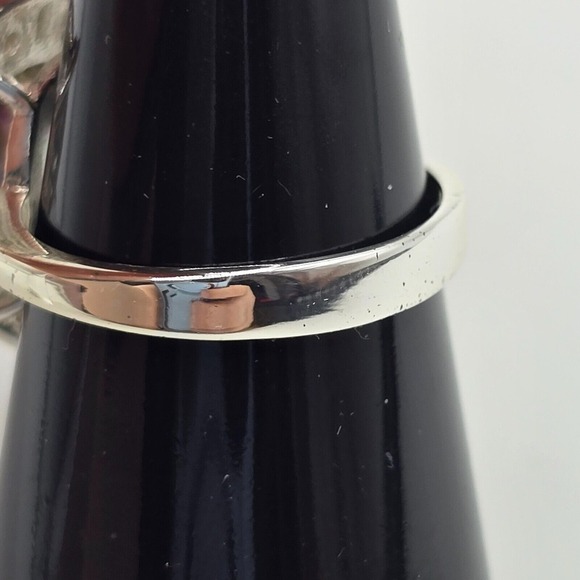 Multicolored and Clear Rhinestone Ring 925 Silver Plated Size 9 Women‎ Jewelry - Picture 4 of 7